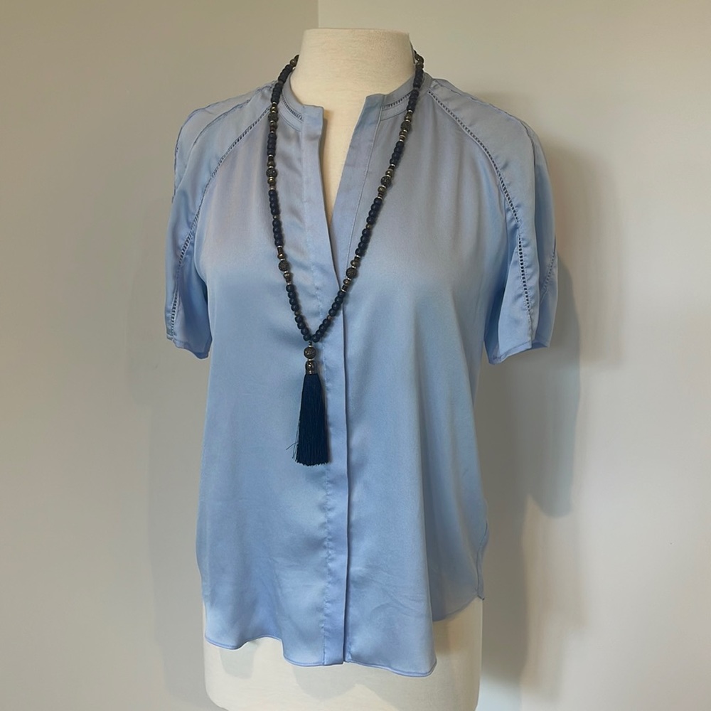 Vince Camuto cloud blue blouse size S